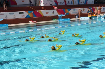 Соревнования по синхронному плаванию