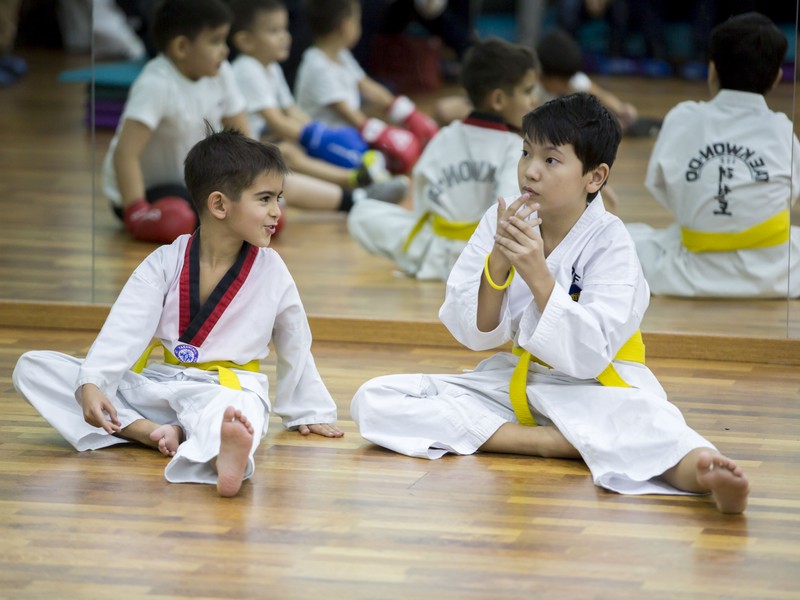 Открытый урок по таэквондо и kickboxing kids