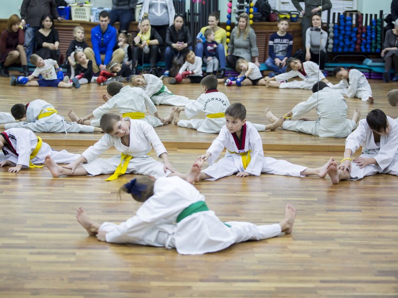 Открытый урок по таэквондо и kickboxing kids