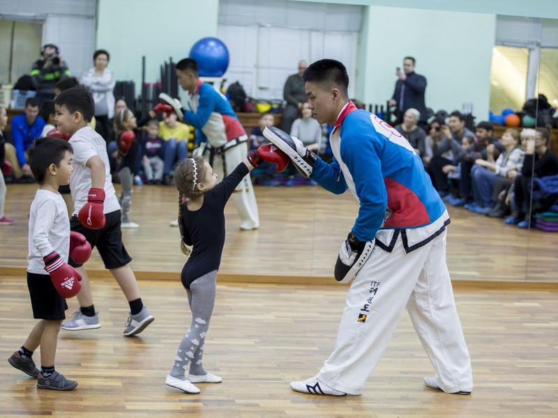 Открытый урок по таэквондо и kickboxing kids