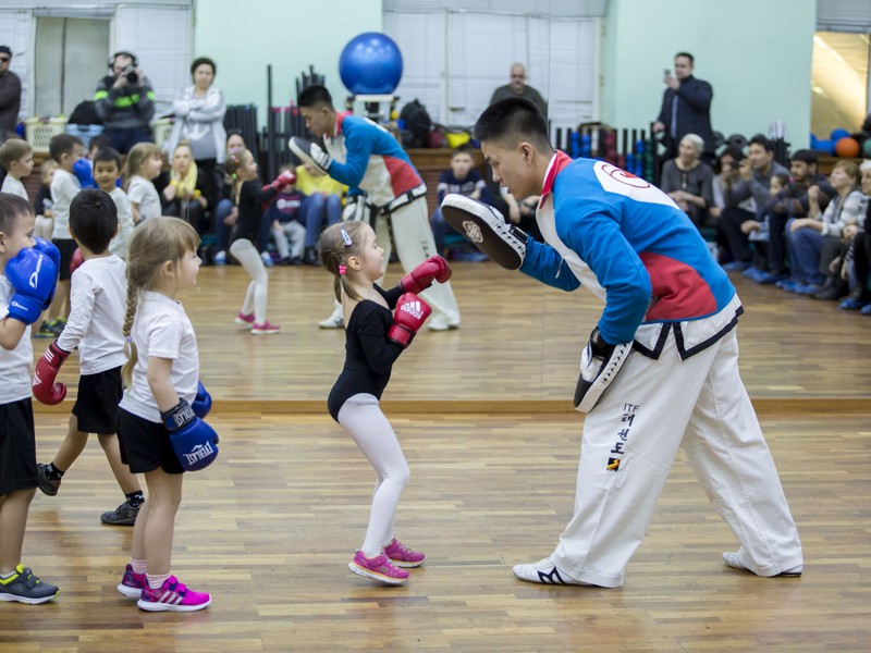 Открытый урок по таэквондо и kickboxing kids