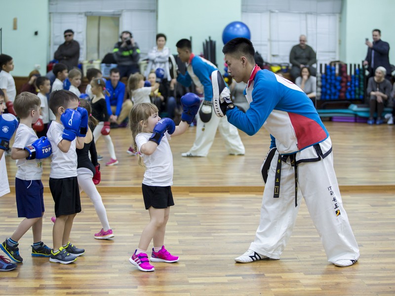 Открытый урок по таэквондо и kickboxing kids