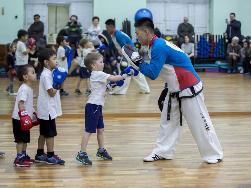 Открытый урок по таэквондо и kickboxing kids