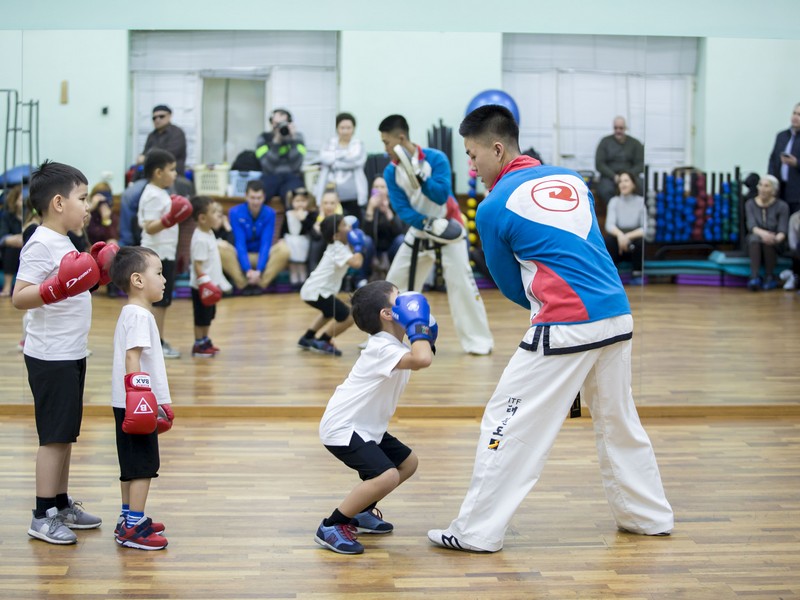 Открытый урок по таэквондо и kickboxing kids