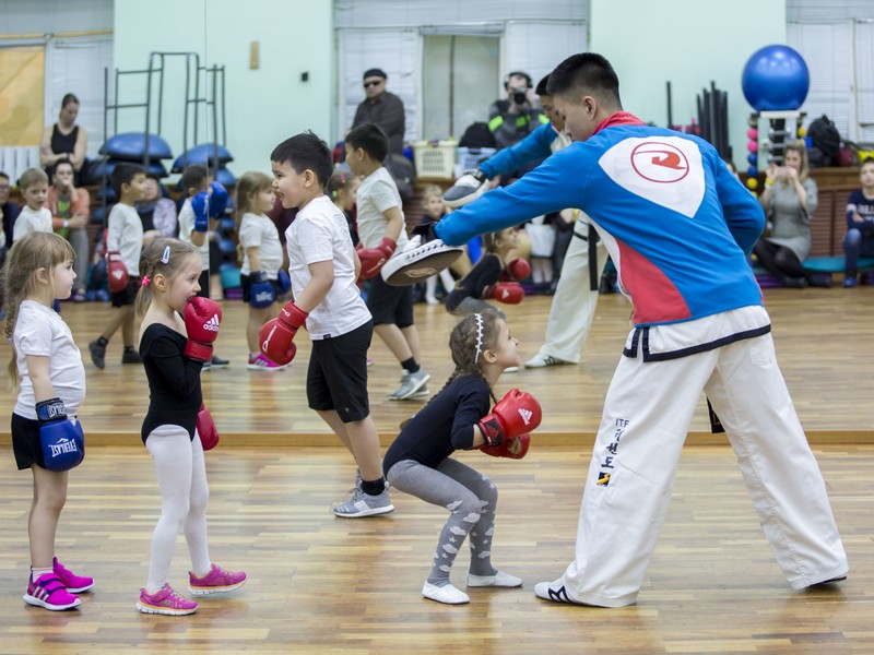 Открытый урок по таэквондо и kickboxing kids