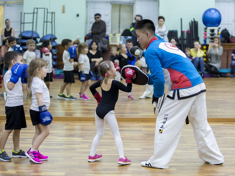 Открытый урок по таэквондо и kickboxing kids