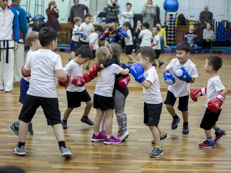 Открытый урок по таэквондо и kickboxing kids