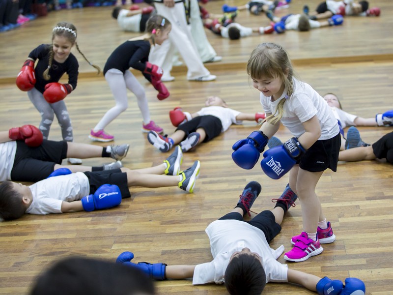 Открытый урок по таэквондо и kickboxing kids