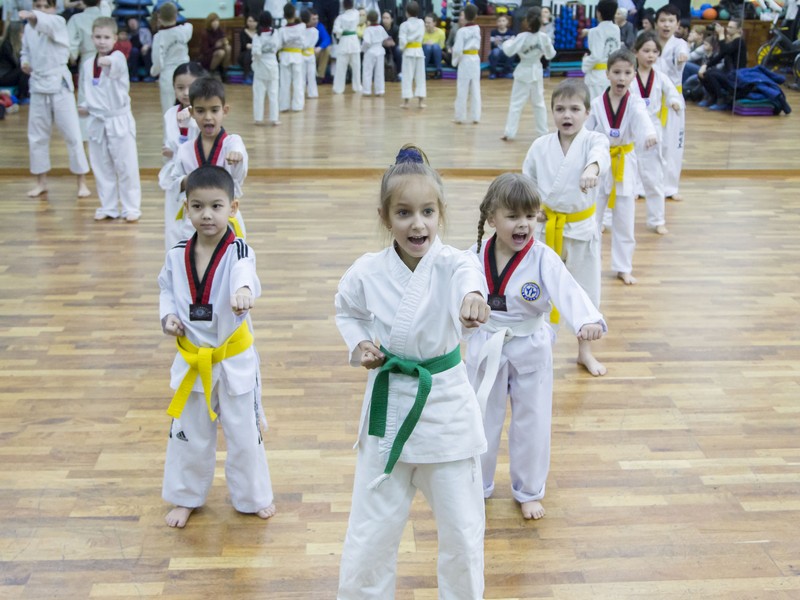 Открытый урок по таэквондо и kickboxing kids