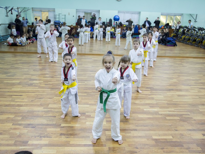 Открытый урок по таэквондо и kickboxing kids