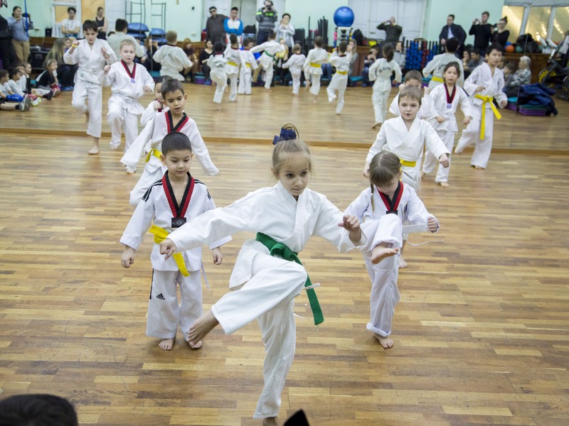 Открытый урок по таэквондо и kickboxing kids