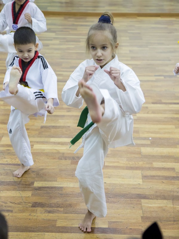 Открытый урок по таэквондо и kickboxing kids