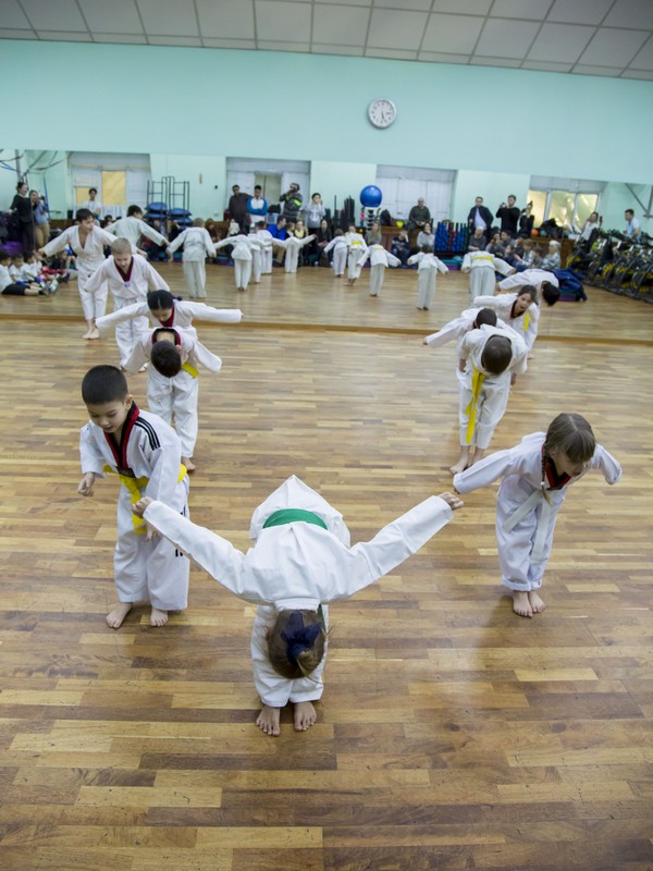 Открытый урок по таэквондо и kickboxing kids