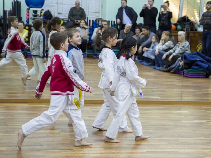 Открытый урок по таэквондо и kickboxing kids