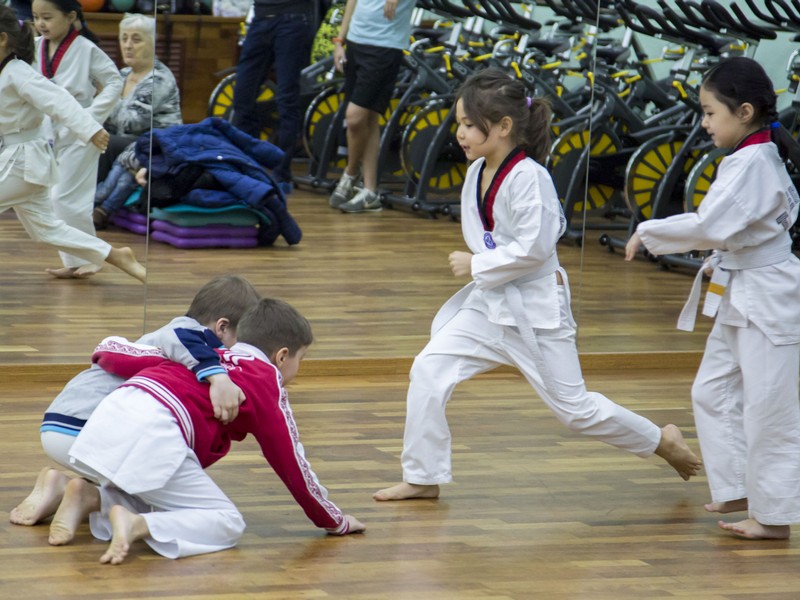 Открытый урок по таэквондо и kickboxing kids