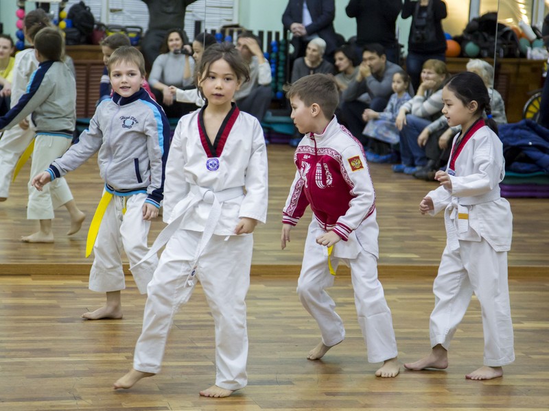 Открытый урок по таэквондо и kickboxing kids