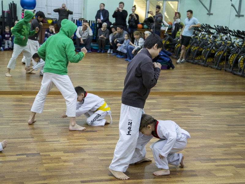 Открытый урок по таэквондо и kickboxing kids