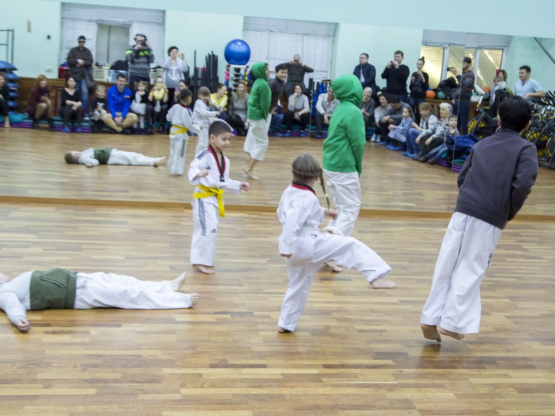 Открытый урок по таэквондо и kickboxing kids