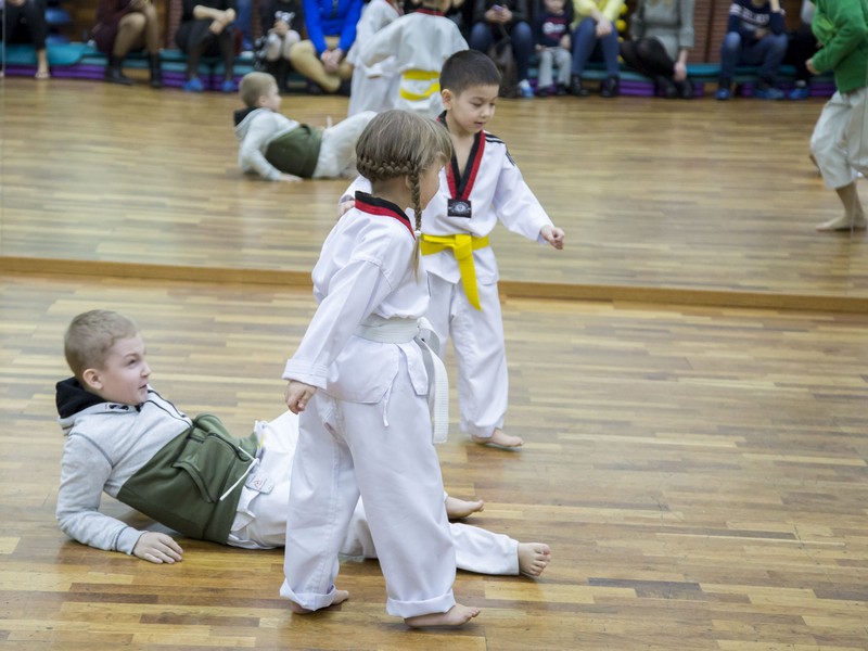 Открытый урок по таэквондо и kickboxing kids