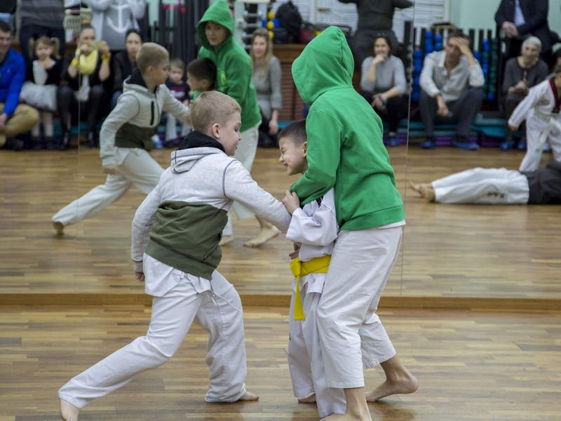 Открытый урок по таэквондо и kickboxing kids