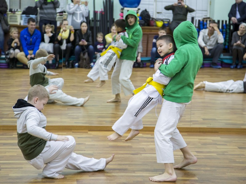 Открытый урок по таэквондо и kickboxing kids