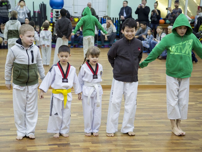 Открытый урок по таэквондо и kickboxing kids