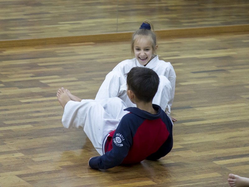 Открытый урок по таэквондо и kickboxing kids