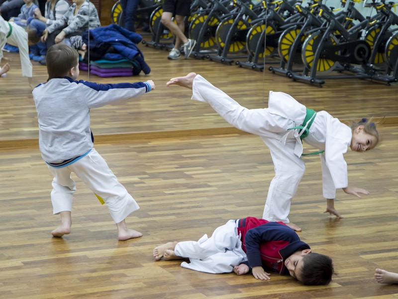 Открытый урок по таэквондо и kickboxing kids