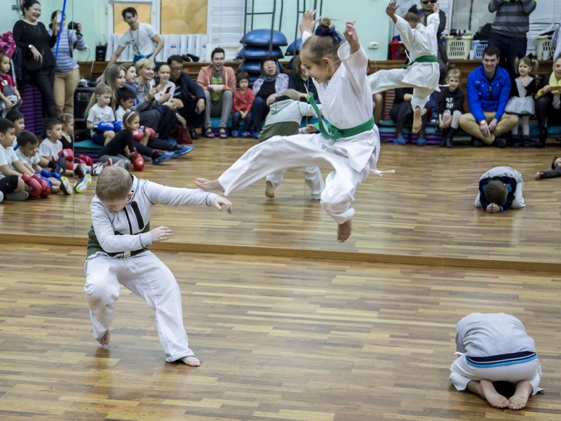 Открытый урок по таэквондо и kickboxing kids