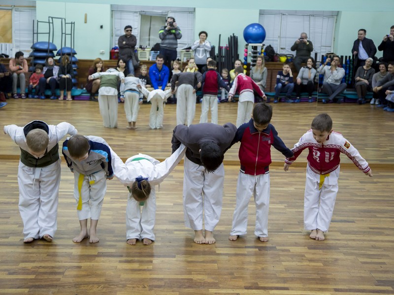 Открытый урок по таэквондо и kickboxing kids