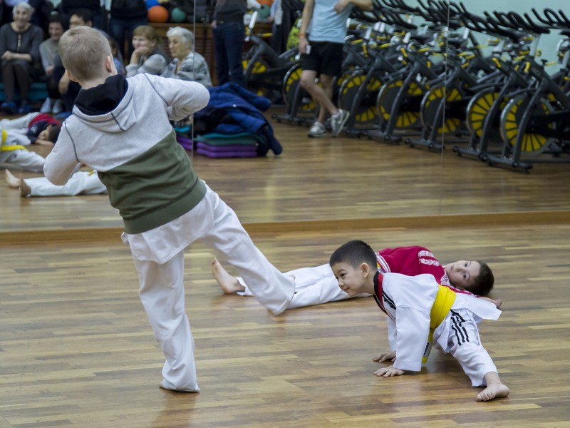 Открытый урок по таэквондо и kickboxing kids