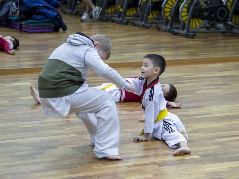 Открытый урок по таэквондо и kickboxing kids