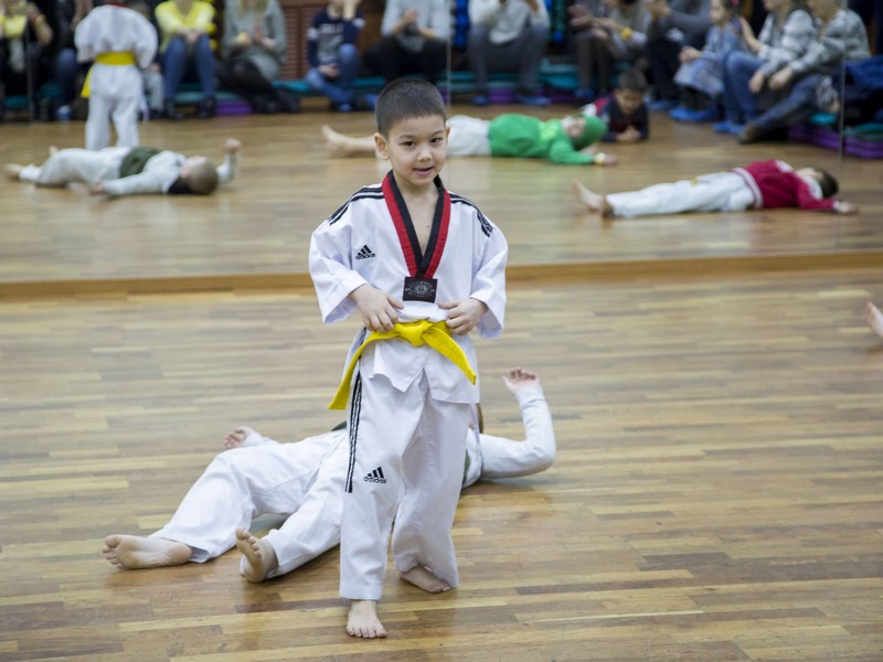 Открытый урок по таэквондо и kickboxing kids