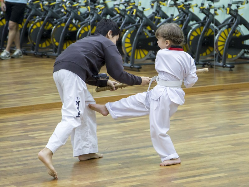 Открытый урок по таэквондо и kickboxing kids