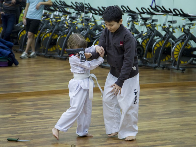 Открытый урок по таэквондо и kickboxing kids