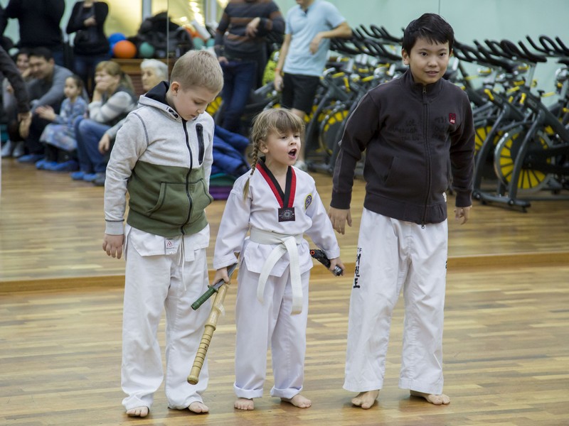 Открытый урок по таэквондо и kickboxing kids