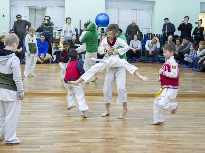 Открытый урок по таэквондо и kickboxing kids