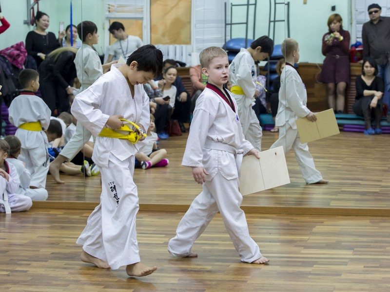 Открытый урок по таэквондо и kickboxing kids