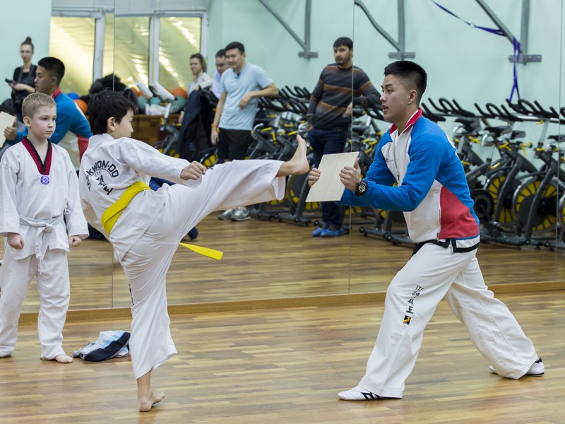 Открытый урок по таэквондо и kickboxing kids