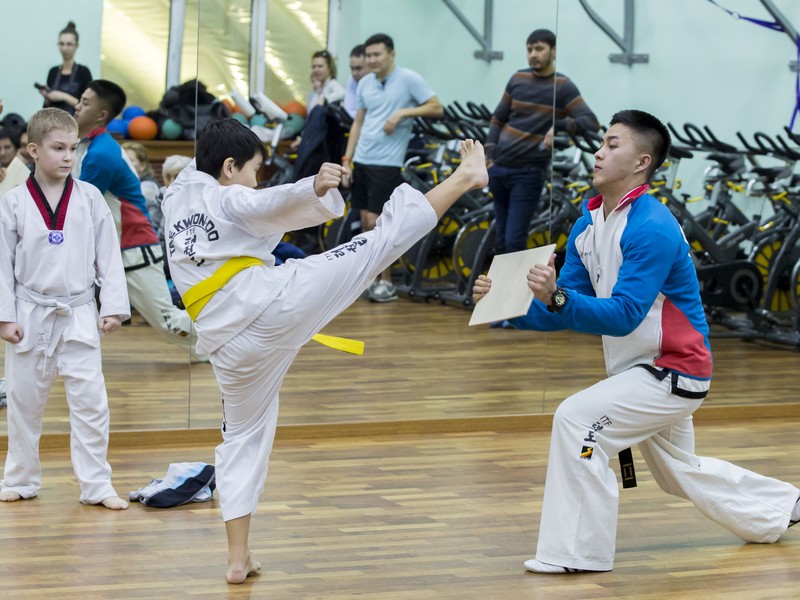 Открытый урок по таэквондо и kickboxing kids