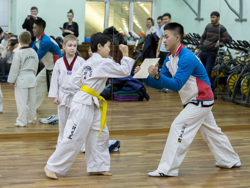 Открытый урок по таэквондо и kickboxing kids