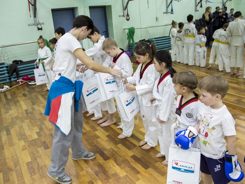 Открытый урок по таэквондо и kickboxing kids