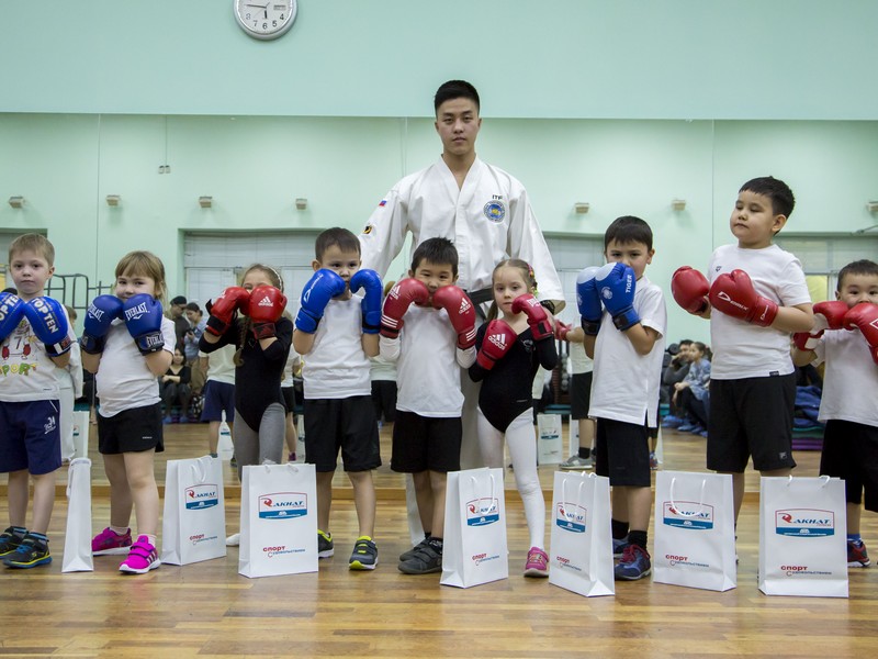 Открытый урок по таэквондо и kickboxing kids