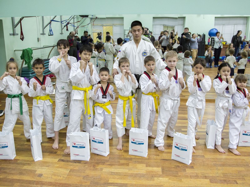 Открытый урок по таэквондо и kickboxing kids