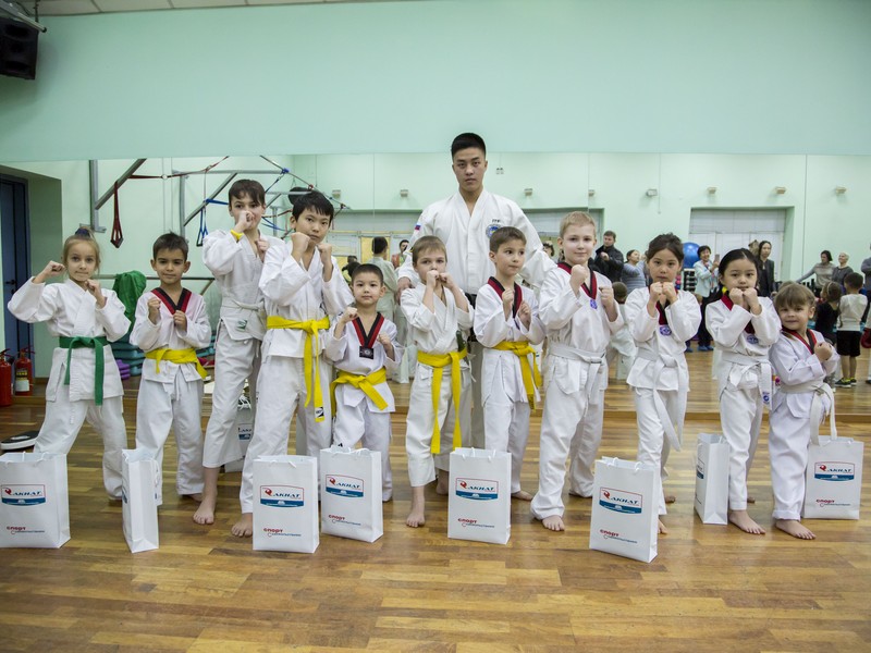 Открытый урок по таэквондо и kickboxing kids