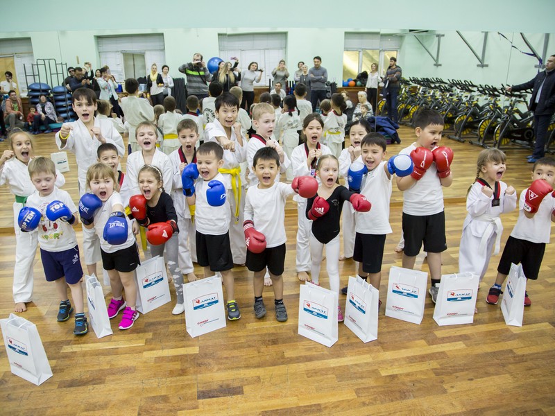 Открытый урок по таэквондо и kickboxing kids