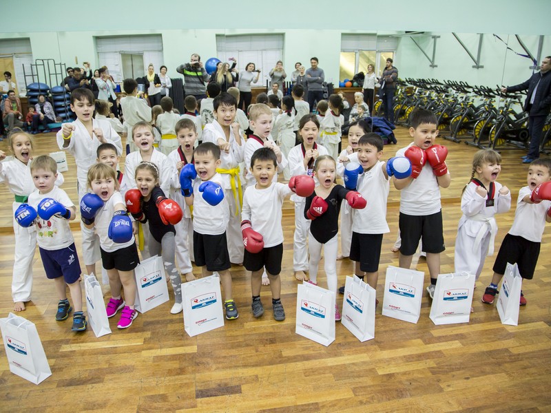 Открытый урок по таэквондо и kickboxing kids