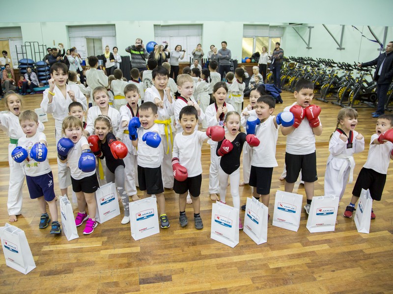 Открытый урок по таэквондо и kickboxing kids