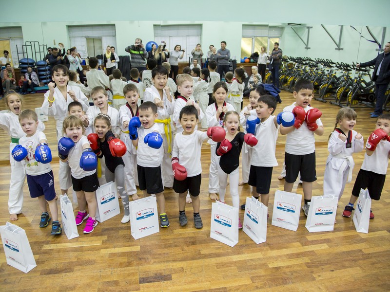 Открытый урок по таэквондо и kickboxing kids