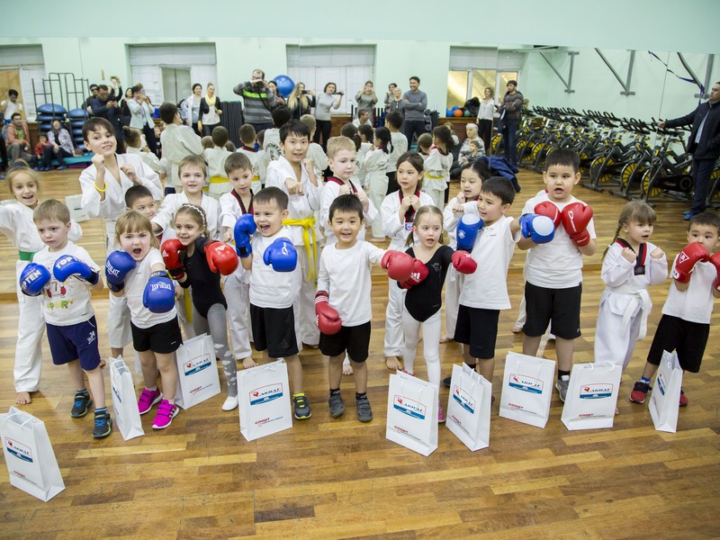 Открытый урок по таэквондо и kickboxing kids